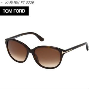 BRAND NEW Tom Ford Karmen Sunglasses Brown